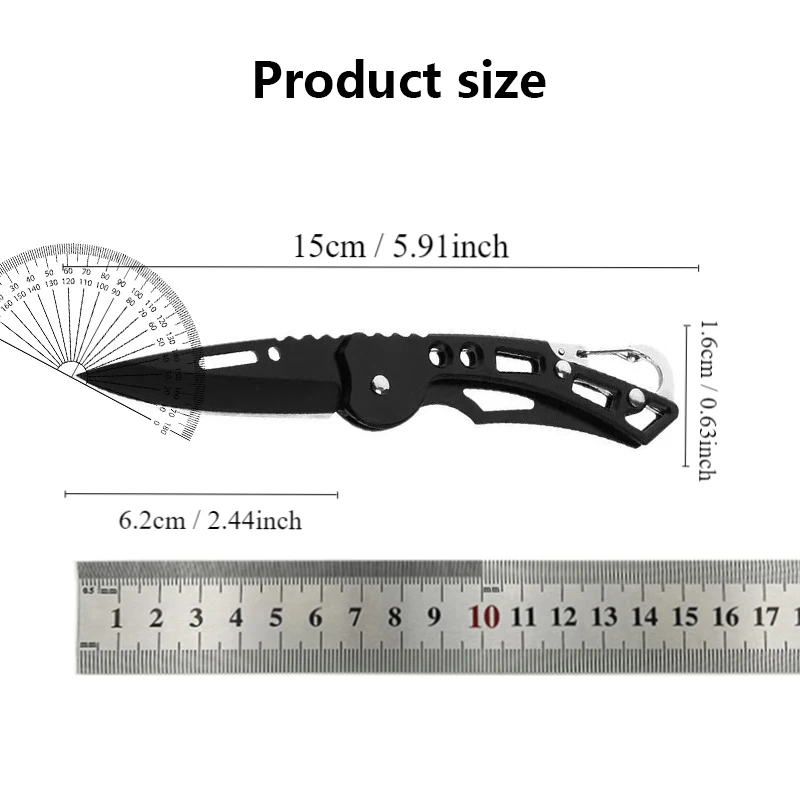 Stainless Steel Self-Defence Folding Blade Small Pocket Knives Military Tactical Knives EDC Multitool Hunting and Fishing Tools