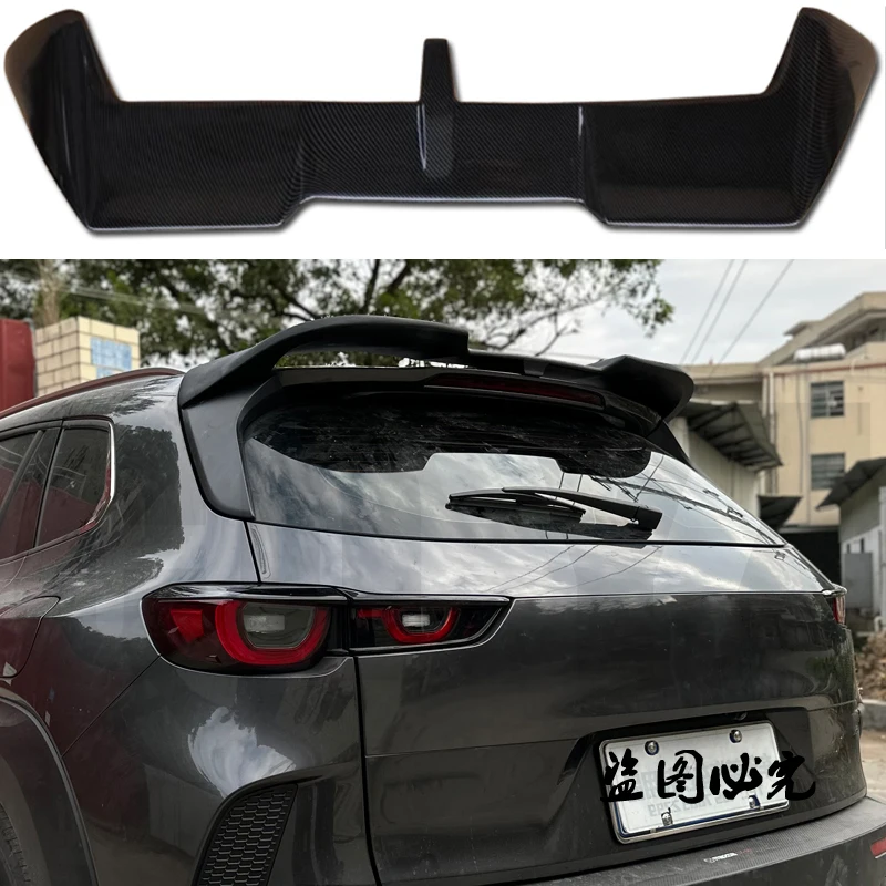 For Mazda CX-50 SUV 2023+ 100% Real Carbon Fiber High Quality Rear Spoiler Trunk Lid Rear Roof Wing Diffuser GT Seagull Styl