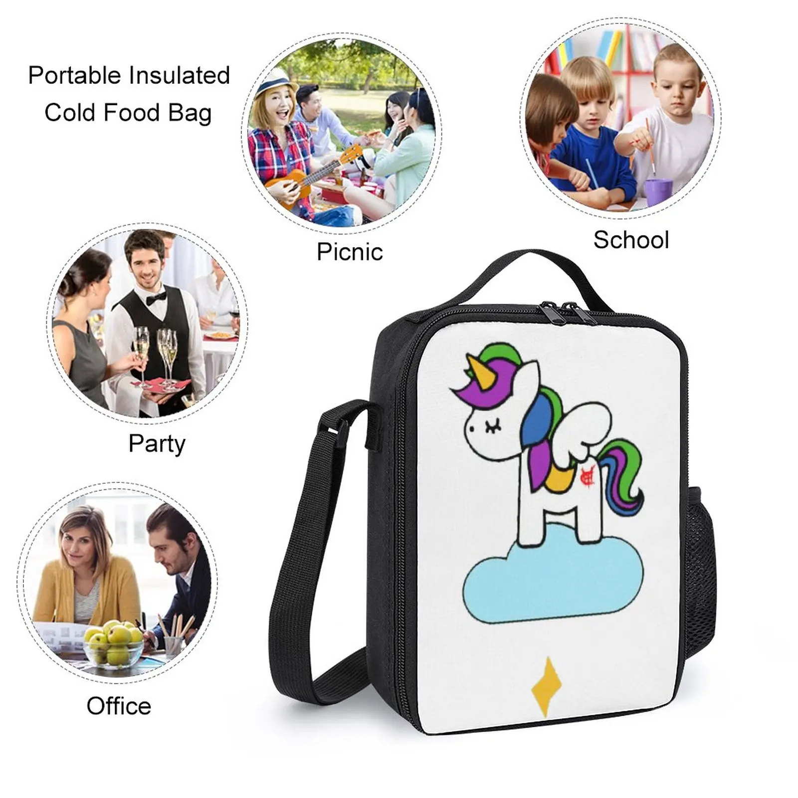 Divertidos De Unicornio Unicorn 3 In 1 Set 17 Inch Rugzak Lunch Tas Pen Tas Stevige Lunch Tote Gezellige Sportactiviteiten Top Qualit