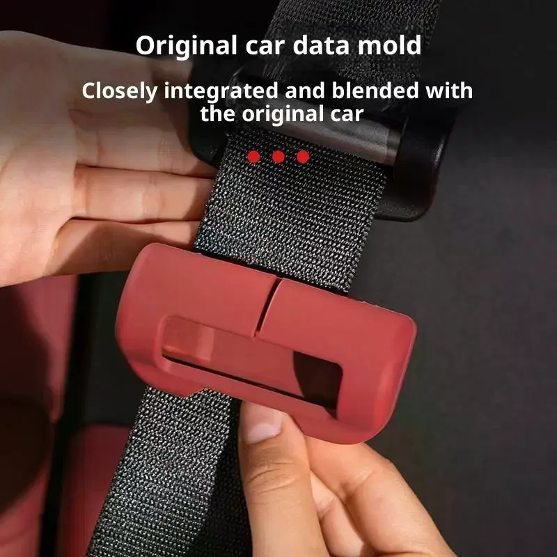 1/2Pcs Silicone Anti-scratch Protector Safety Belt Buckle Guard Auto Interior Accessories Car Seatbelt Buckle Cover