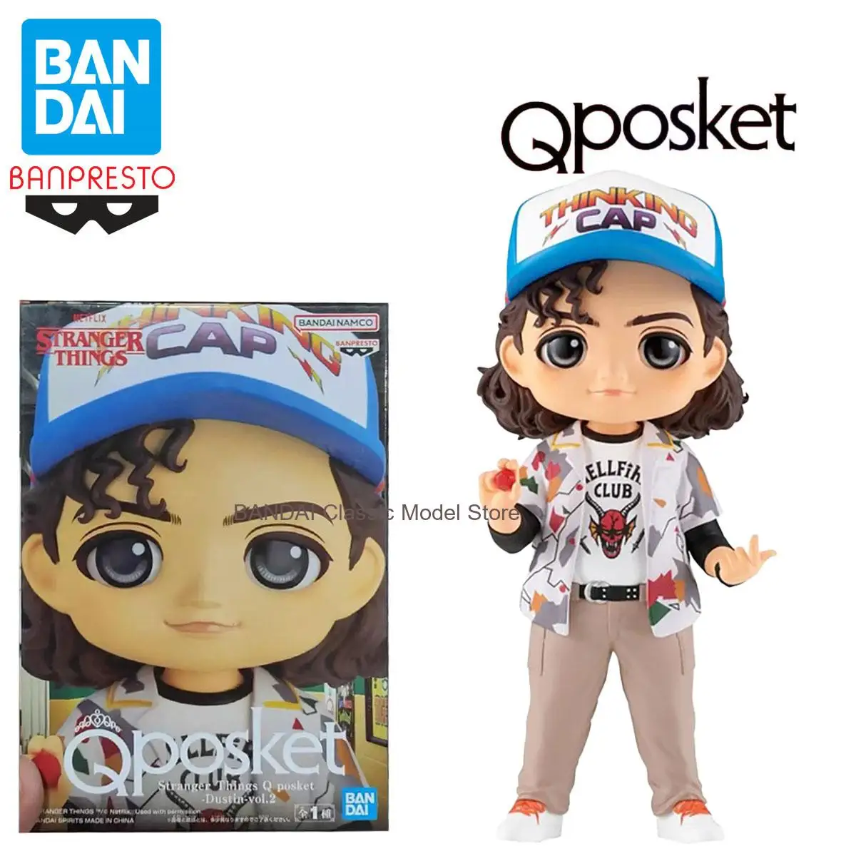 

100% Original in Stock Bandai Spirits BANPRESTO Q Posket, Stranger Things Q Posket Stranger Things Dustin Henderson Garage Kit