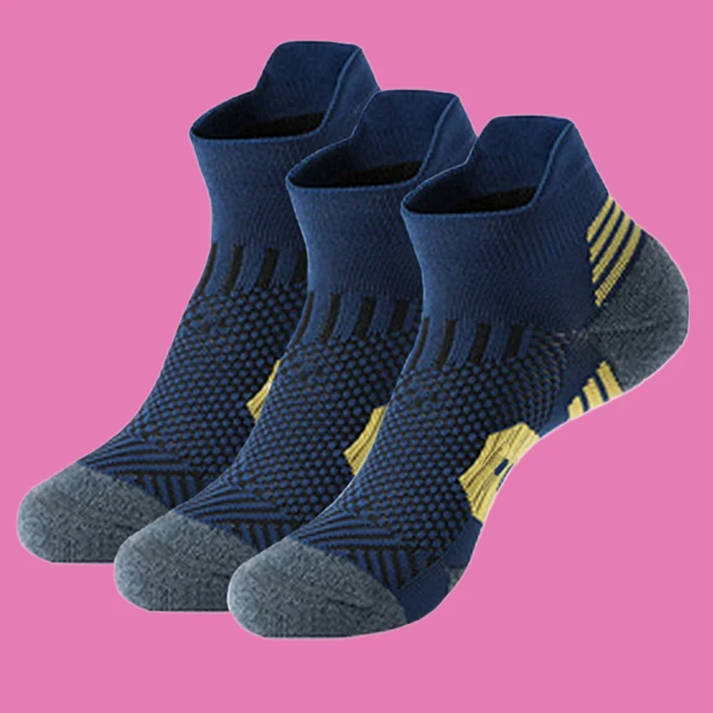 

5 Pairs Summer Fashion Men Women Sports Training Socks Professional Sports Socks Fitness Marathon Athletic Running Short Socks