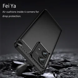 Shockproof Bumper TPU Business Carbon Fiber Soft Case for Motorola G84 G54 G34 G24 G14 G04 G73 G53 G23 G13 G82 G72 G62 G52 4G 5G