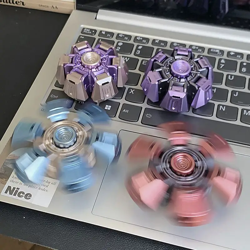 4 pièces nouveauté Fidget Spinner jouet écoliers, acheteurs Anti-Stress anxiété résistant à la pression jouets décompression cadeau