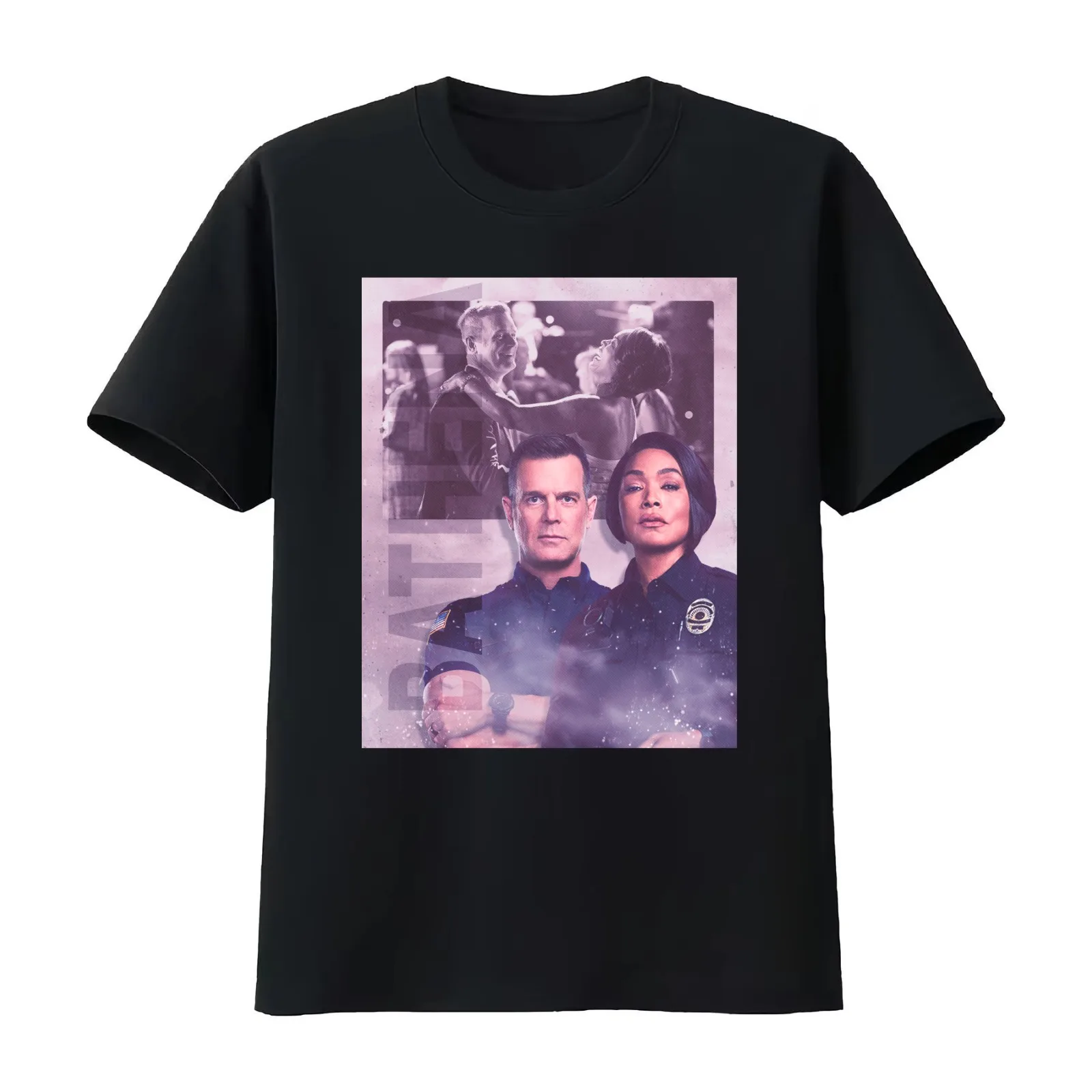911: Bathena - Memories - Bobby and Athena T-Shirt Summer Casual Cotton Tee Oversized Streetwear Tops Vintage Graphic Print