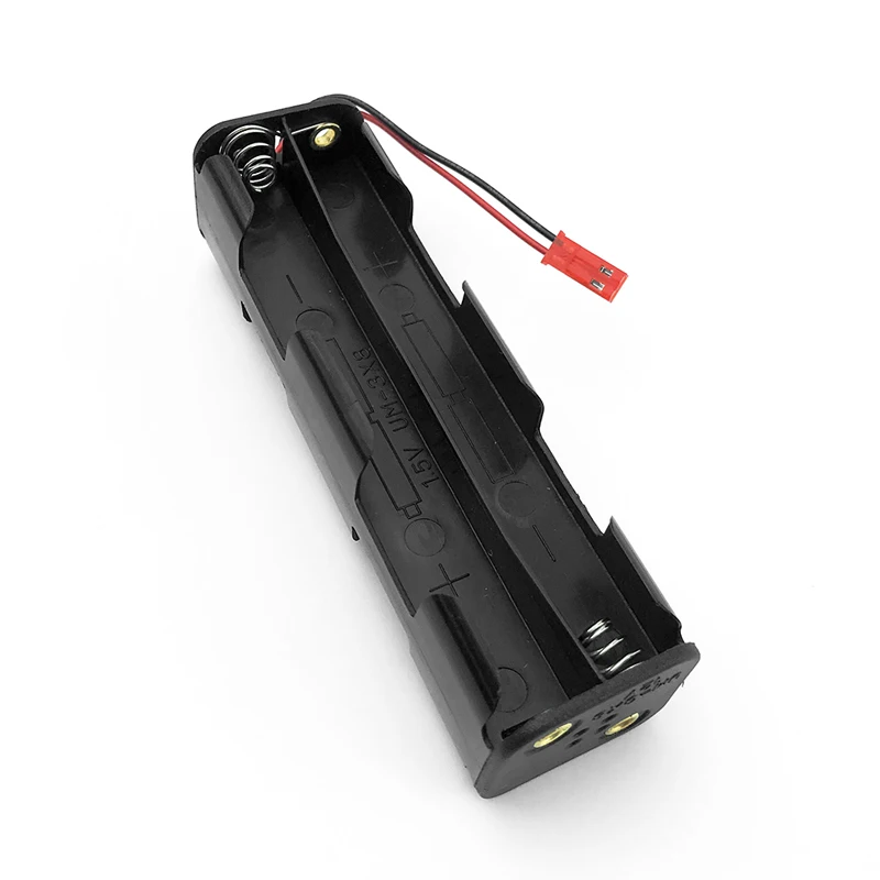 600 teile/los Lange Streifen Typ 8XAA Batterie Kunststoff Halter Fall 12V Zurück Zu Zurück Batterien Lagerung Box Abdeckung shell mit JST Stecker