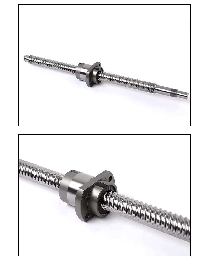 Hochpräzise Kugelumlaufspindel DFU3210 SFS3220 SFY3232 SFE3232 SFU3210 Länge 100-1150 mm mit Kugelmutter CNC-Getriebeteile – Detail 21