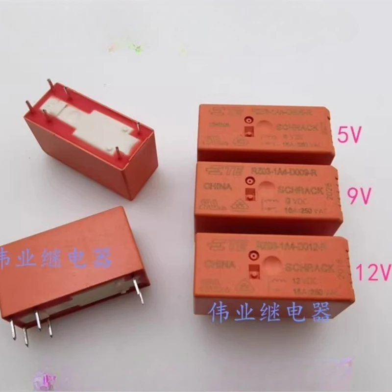 

5 шт./лот RZ03-1A4-D009-R RZ03-1A4-D012-R 9 В 12 В автомобильное реле
