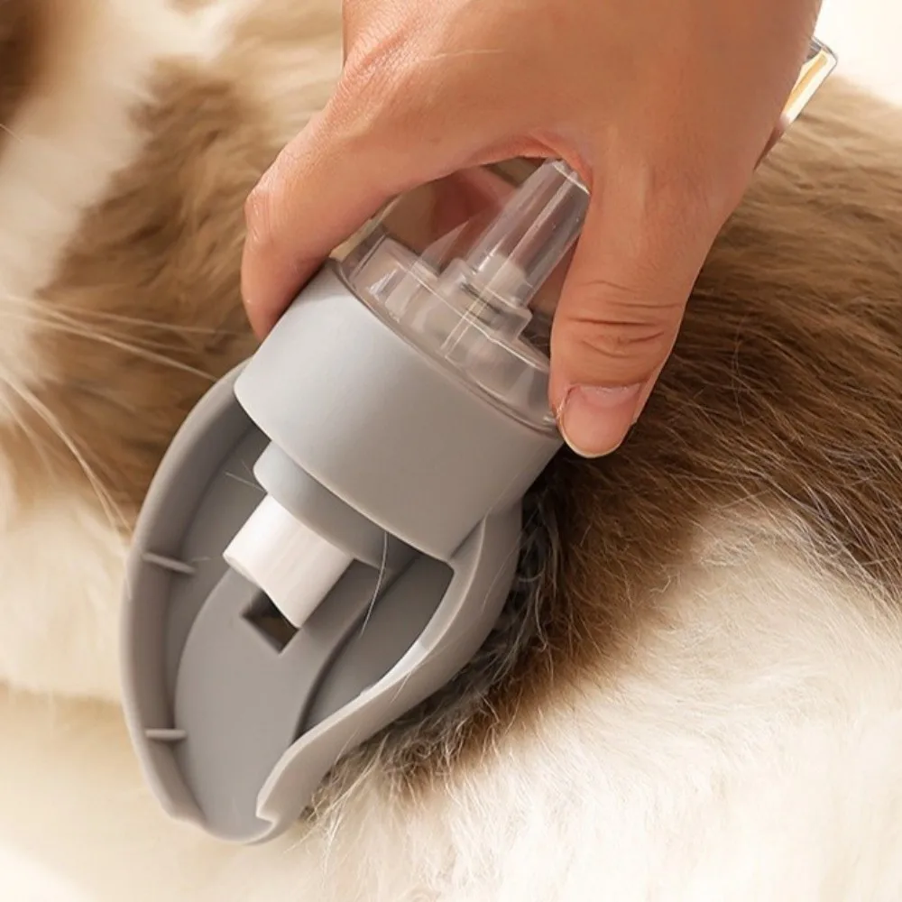 فرشاة حمام الحيوانات الأليفة من السيليكون، مقبض ناعم ومريح، فرشاة تهذيب الحيوانات الأليفة، فرشاة تدليك الكل في واحد، تنظيف القطط #2