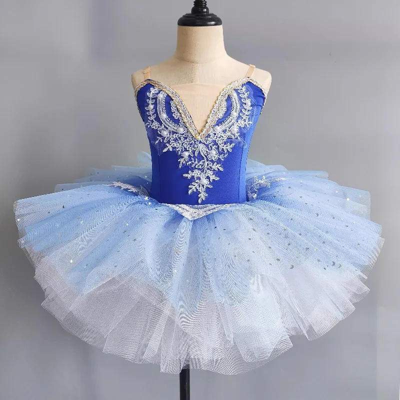 Children's Ballerina Dance Wear Girls Ballet Performance Tutu Dress Colorful Fairy Ballet Outfits Stage Costume Clothes Princess view 5