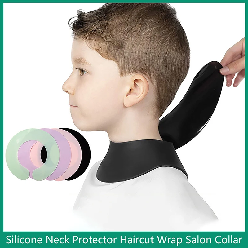 **Silicone Neck Protector Scarf Haircut Wrap Salon Collar Hair Dye Shawl Barber Shop Shatterproof Pad Hairdressing Cutting Wrap