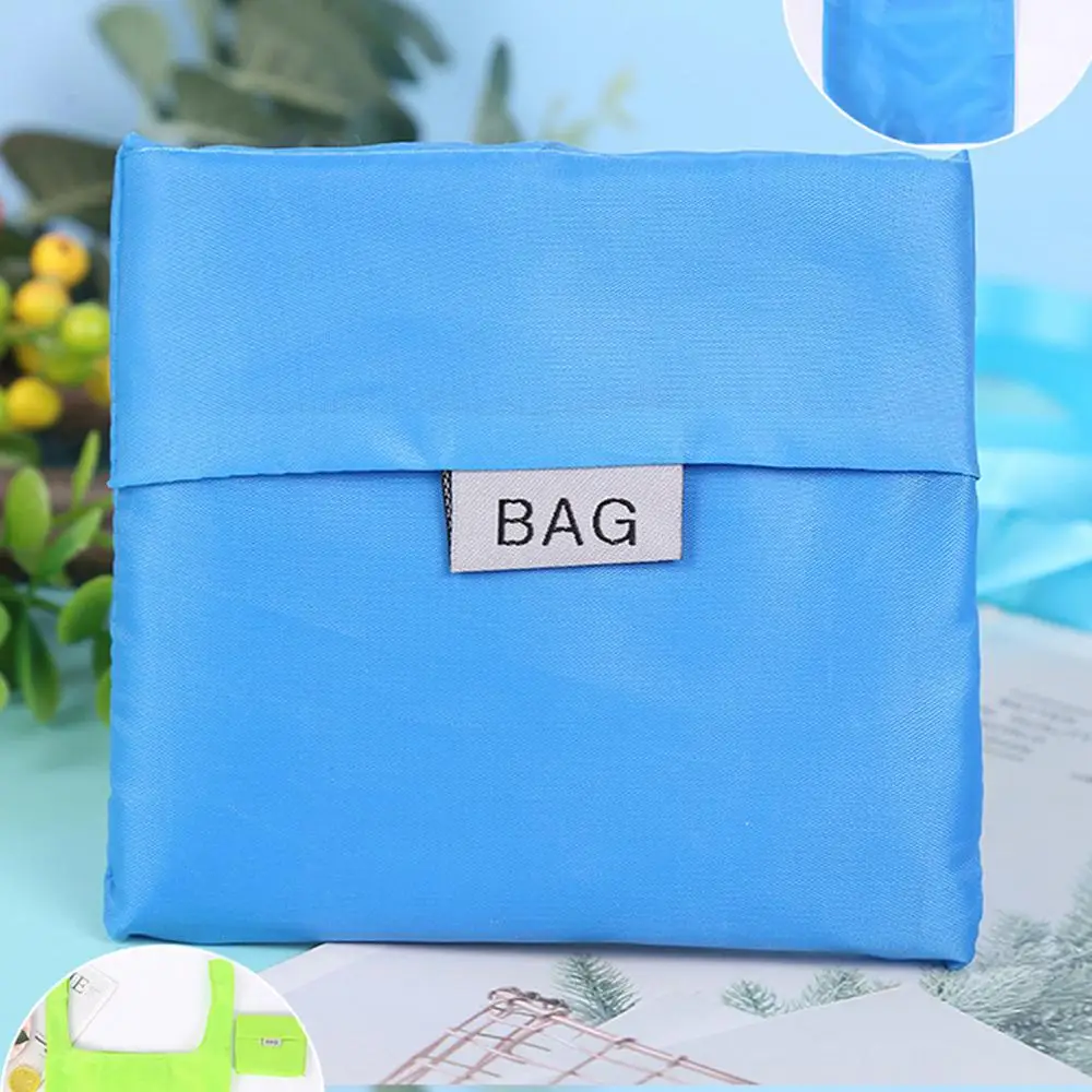 1~4PCS Grocery Bags Foldable Polyester Reusable Hand Shoulder Shop Bags Shopping Bag Eco-friendly Bag