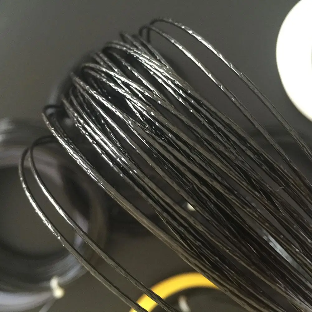 Aluパワーダブルリブテニスストリング、co-ポリエステル、単色、テニス愛好家のための格納式ストリング、17g、1.25mm