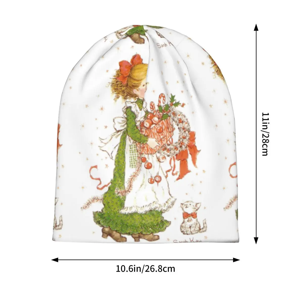 사라 케이 스윙 걸 남녀 공용 비니 모자 니트 보닛 모자 따뜻한 힙합 가을 겨울 야외 스컬리 모자