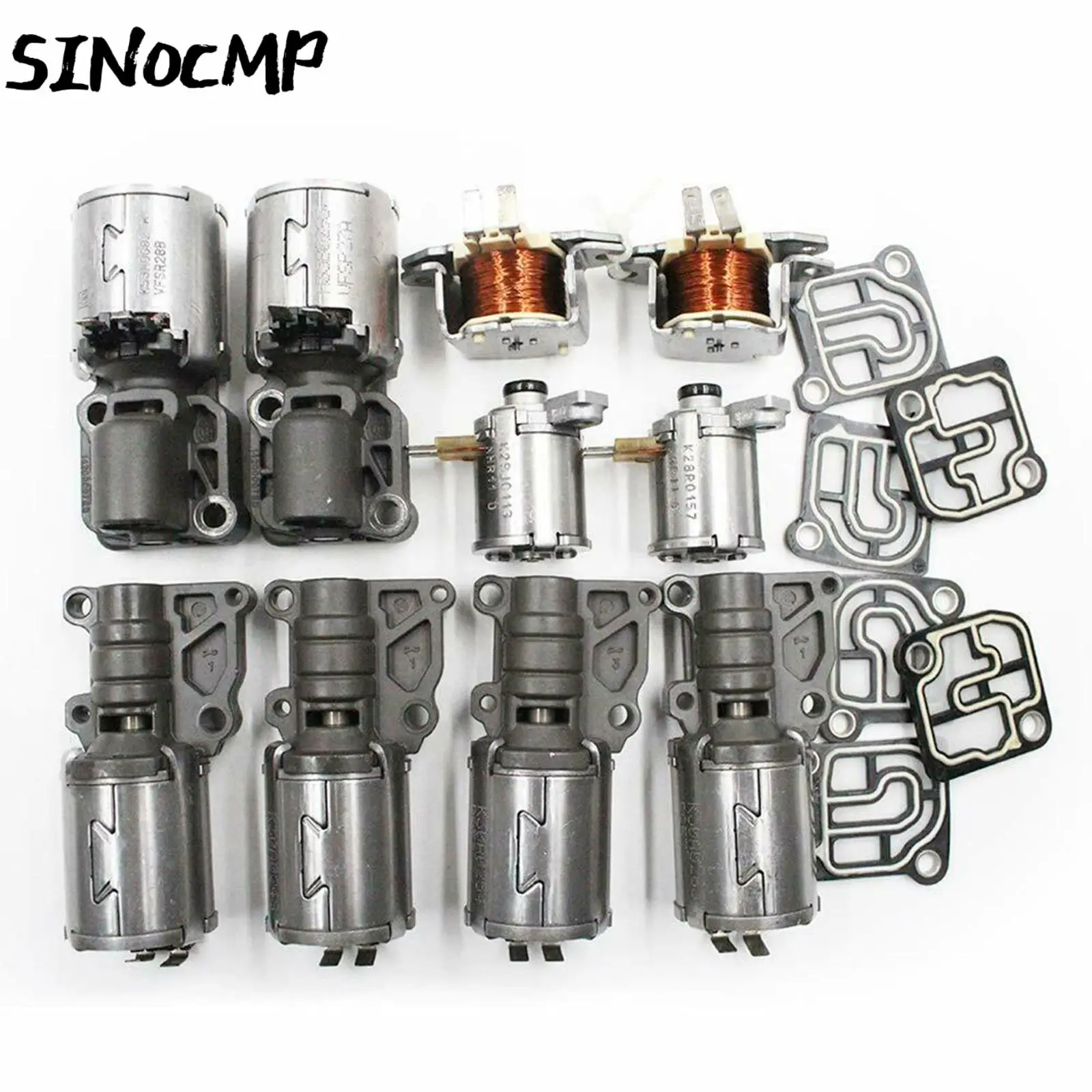 

10 Pcs Transmission Solenoid DQ500 DL501 0B5 For Audi A4 A6 A7 Q5 7-Speed Solenoid Set Valves & Parts Automobiles Parts