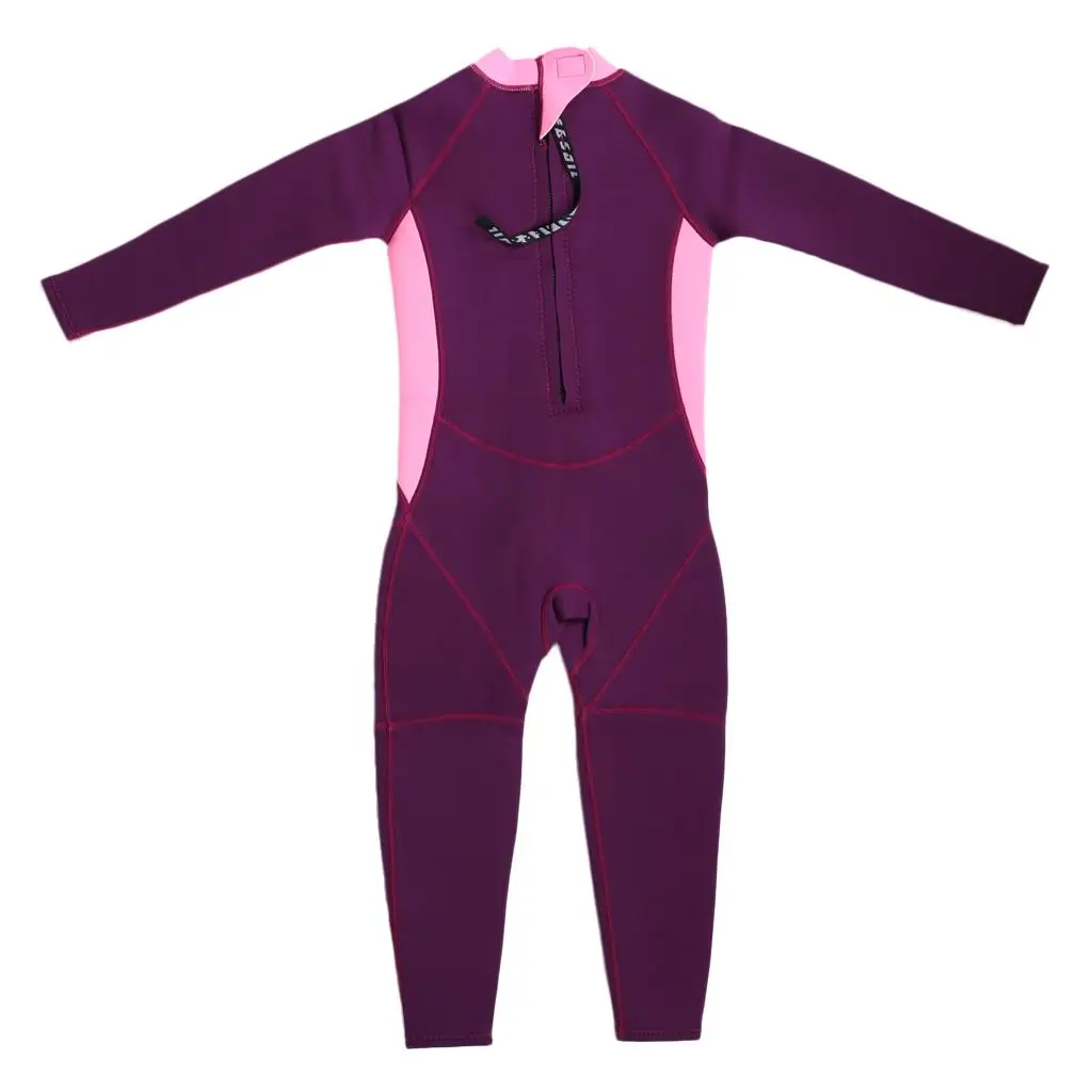 Kids Surfer Wetsuit Winter Swimwear Long Sleeve Neoprene Full Suit for Outdoor Swimming and Beach