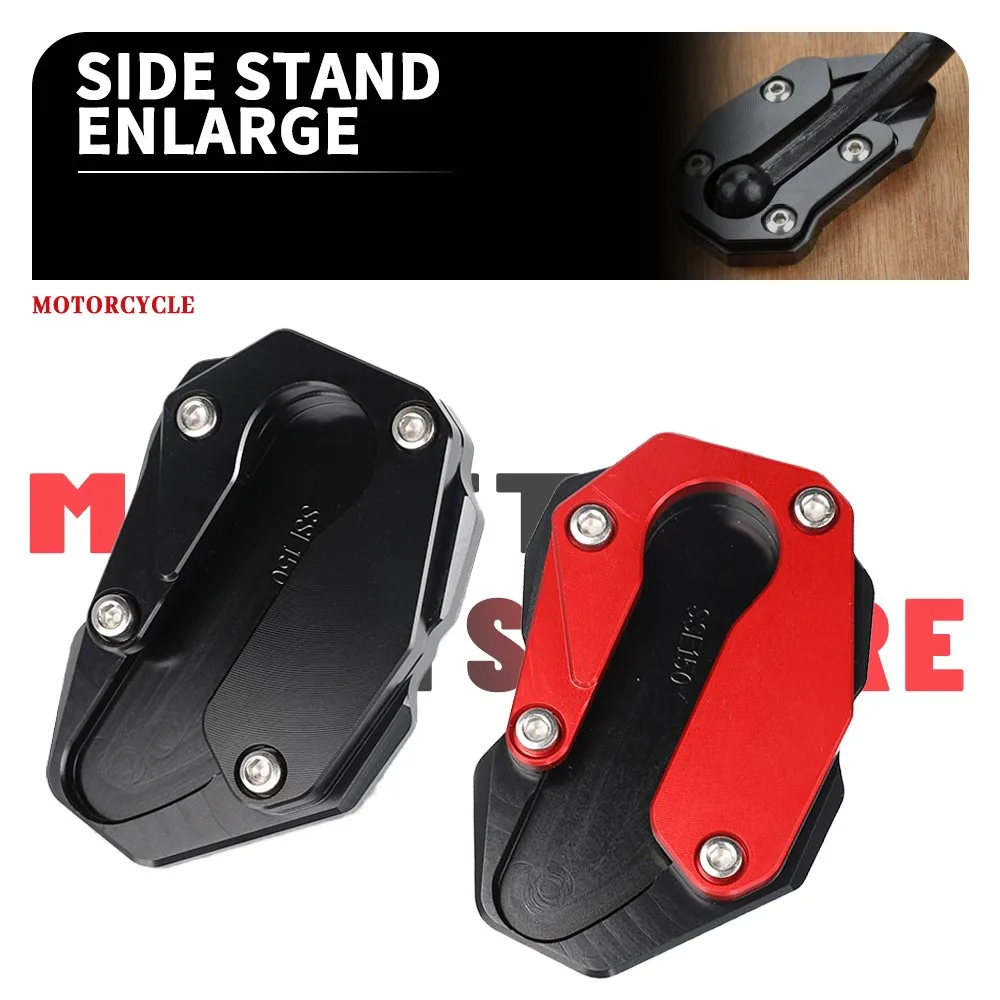 Motorcycle Kickstand Extender Foot Side Extension FOR BENDA BD300 BD500 BOX400 BOX 400 BD 500 300 Support Plate Enlarged Base