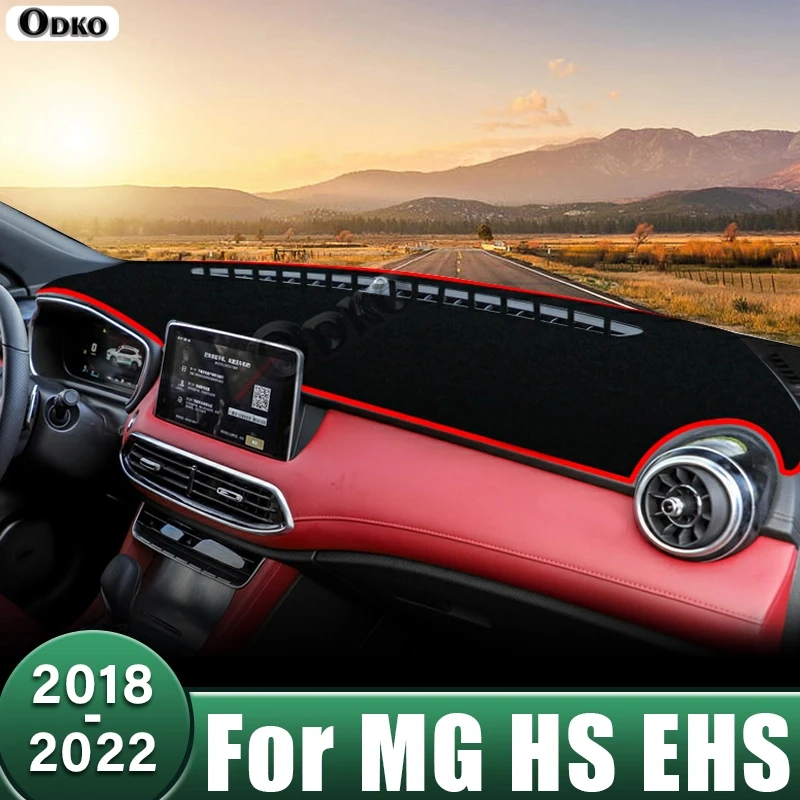 

Чехол на приборную панель автомобиля, коврики от солнца, избегайте световых накладок, ковры на приборную панель для MG HS EHS PHEV 2018 2019 2020 2021 2022 2023