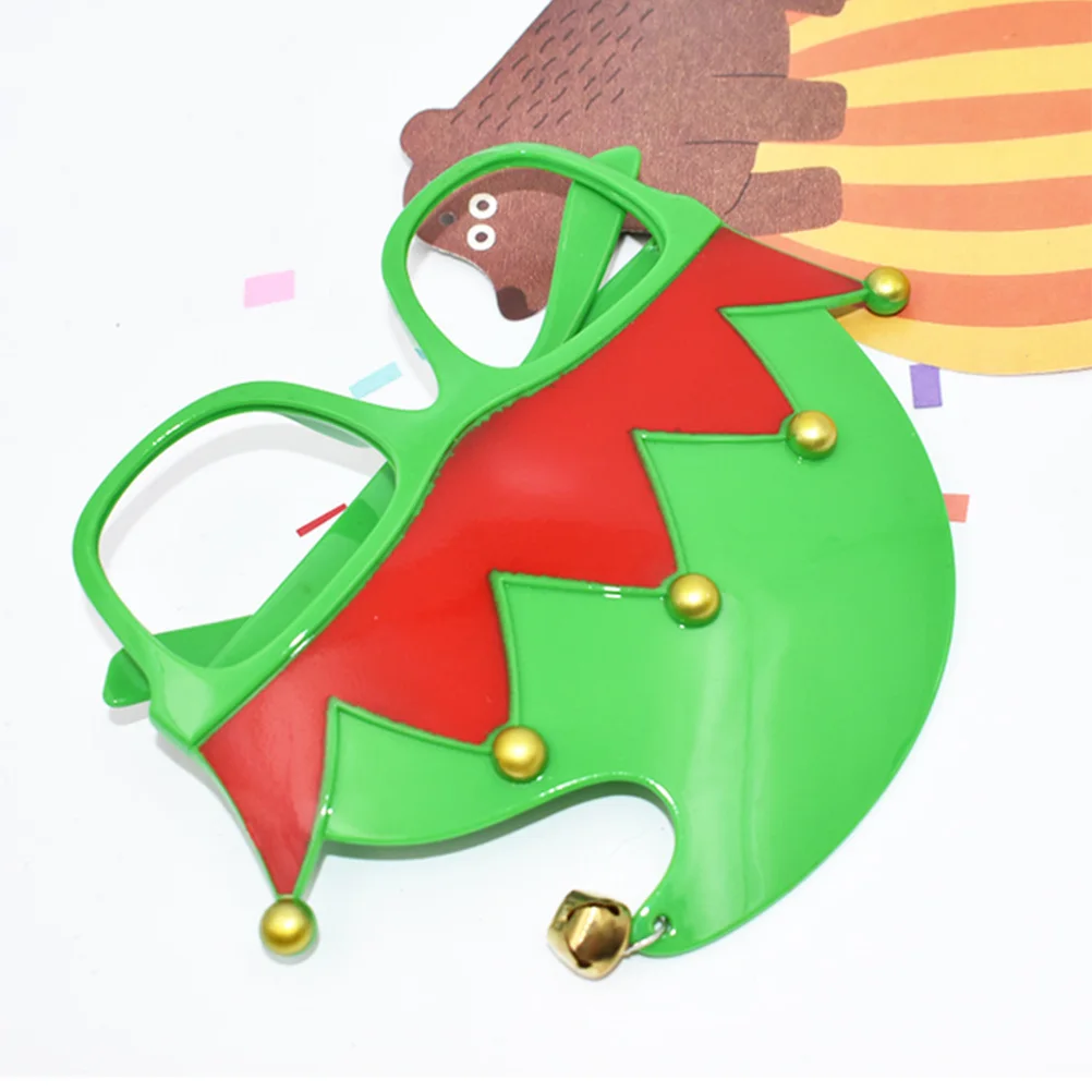 Occhiali da elfo natalizio Montatura per occhiali divertenti e leggeri per bambini Adulti Festa di compleanno Costume Cosplay Masquerade