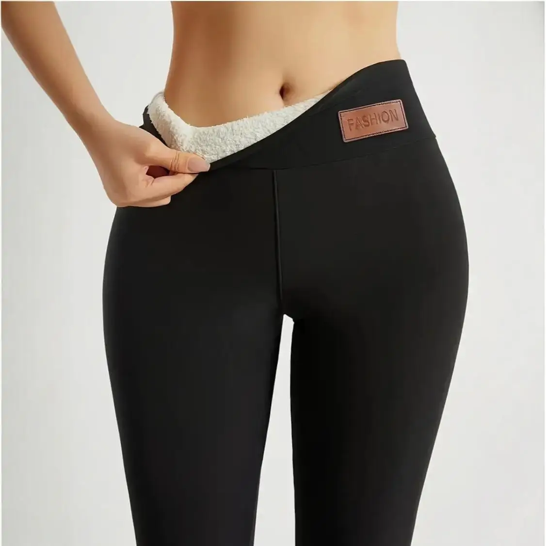 High Waist Shaping Yoga Pants for Women Fce Brand Warm Fleece Lined Leggings Suitable for All Seasons And Occasions
