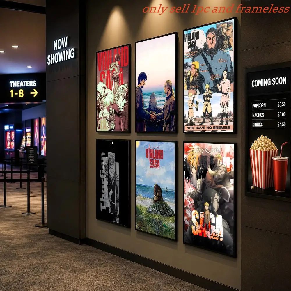 Comic Manga Cover V-Vinland SagaS Poster Poster Painting Wall Art Pictures Living Room Home Decor