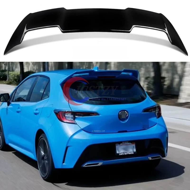 For Toyota Corolla Hatchback E210 5Door 2019 2020 2021 2022 2023 Year Spoiler Rear Wing Body Kit Accessories ABS Plastic view 4