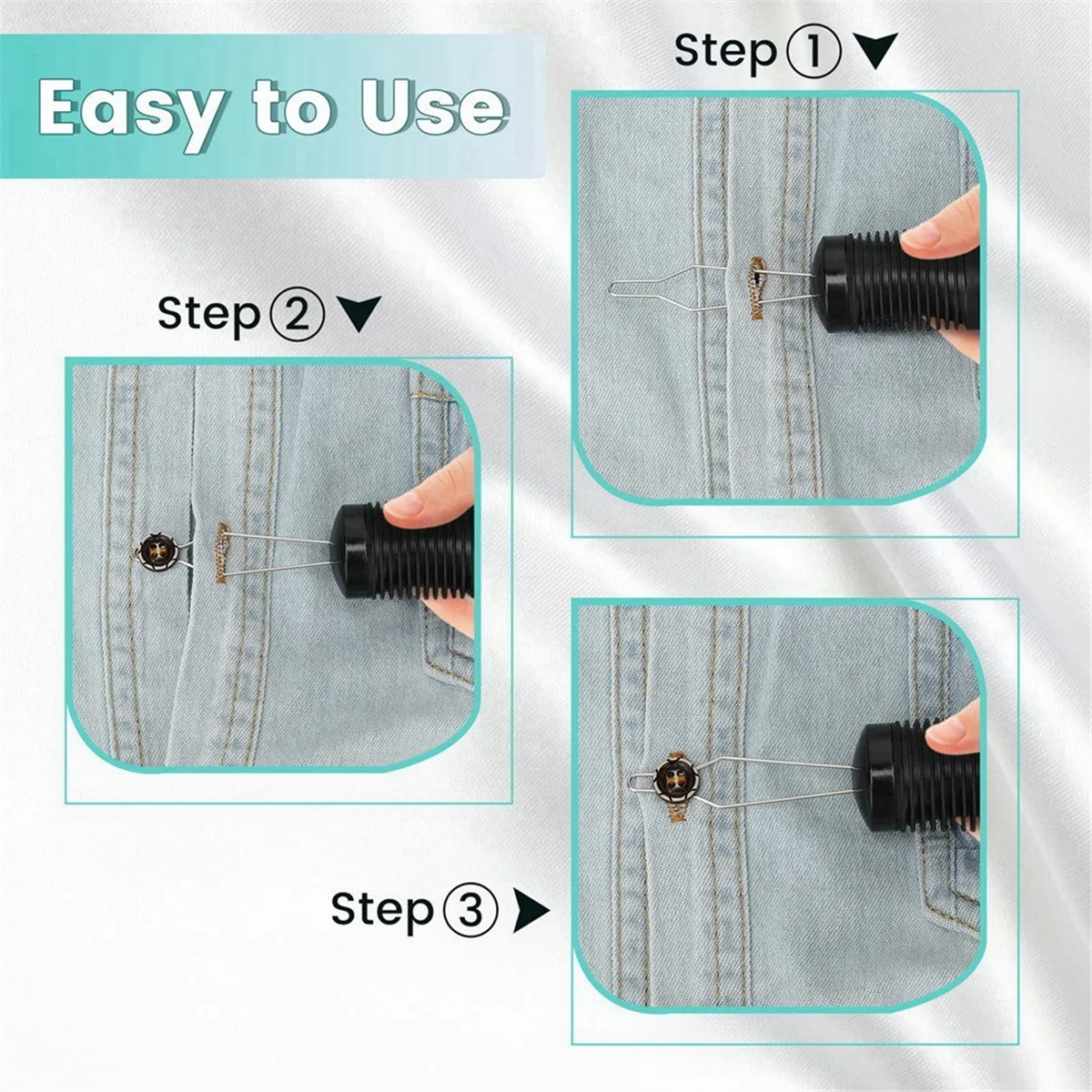 Best 2Pcs Button Helper Tool with Non-Slip Grips to Help with Shirts, Coats, Button Hook Aids for the Elderly and Arthritic