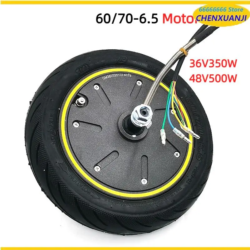 

Мотор-колесо 36В 350Вт 48В 500Вт для электросамоката Ninebot Max G30, передняя приводная шина 60/70-6.5, для ремонта и замены