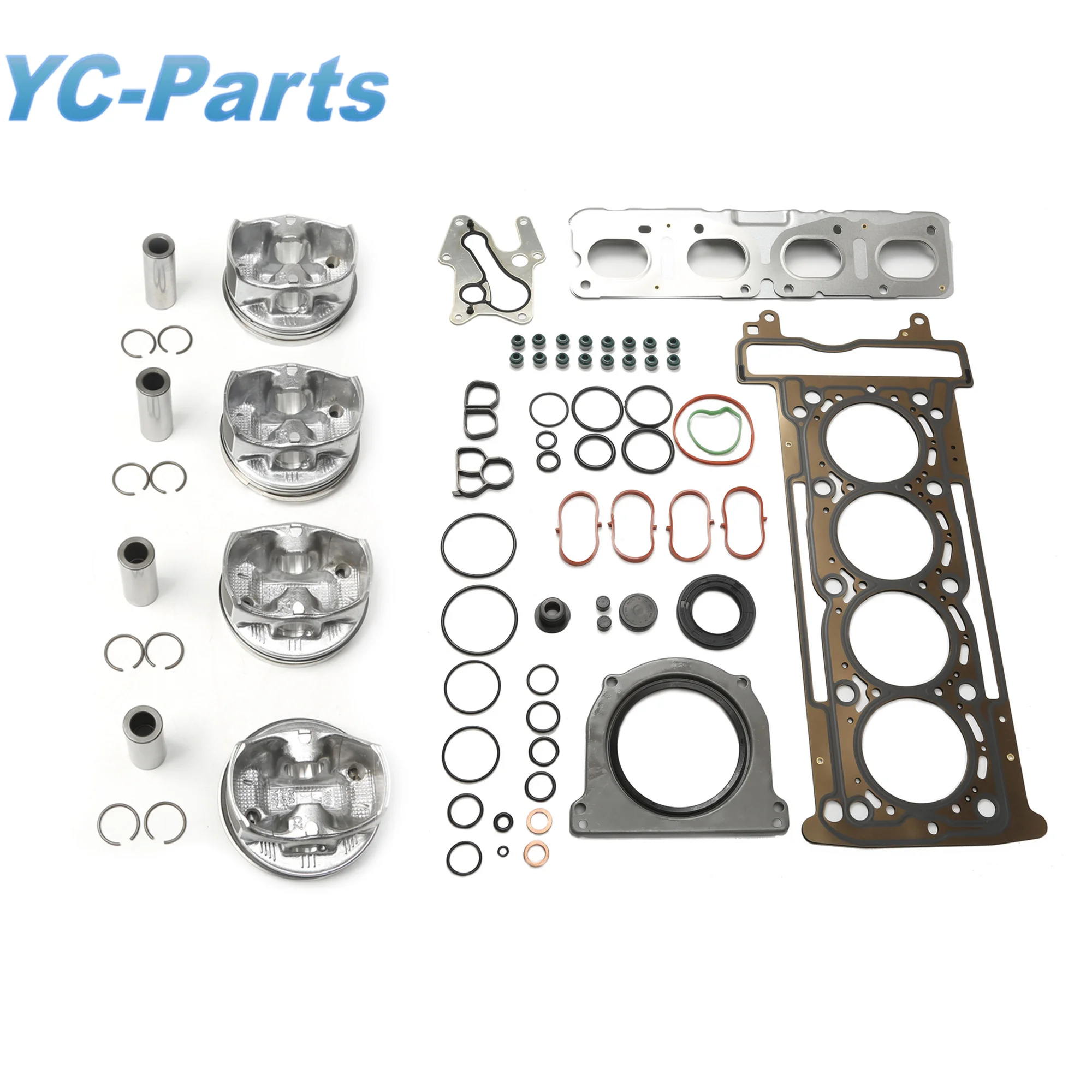 M264.915 1.5T Engine Cylinder Head Gasket Repair Kit  & Piston Set for Mercedes-Benz W205 C205 S205 W213 C257 A238 C238 Coupe