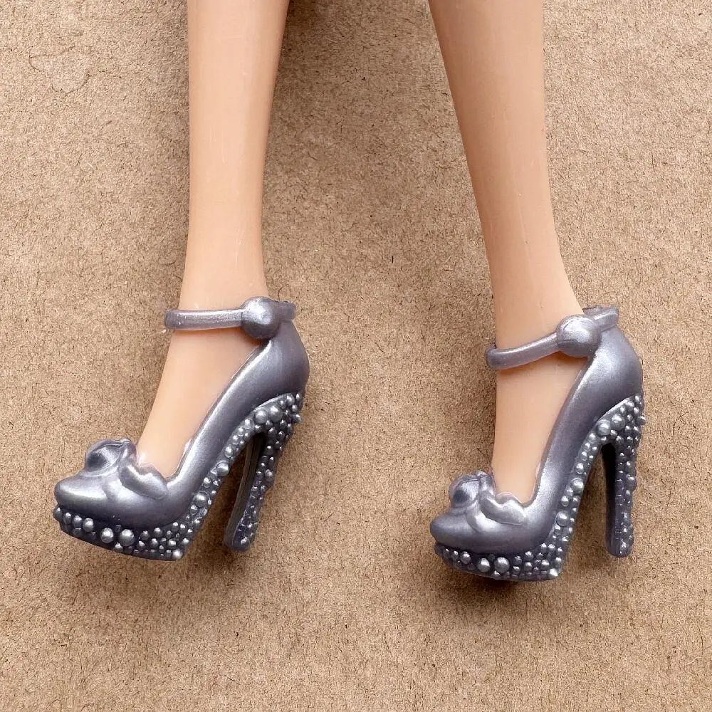 Bunte, sortierte Absatzschuhe (11,5 Zoll) für 30 cm große Puppen, 1/6 Maßstab, Zubehör, Stiefel, Puppenschuhe, Spielzeug – Detail 19