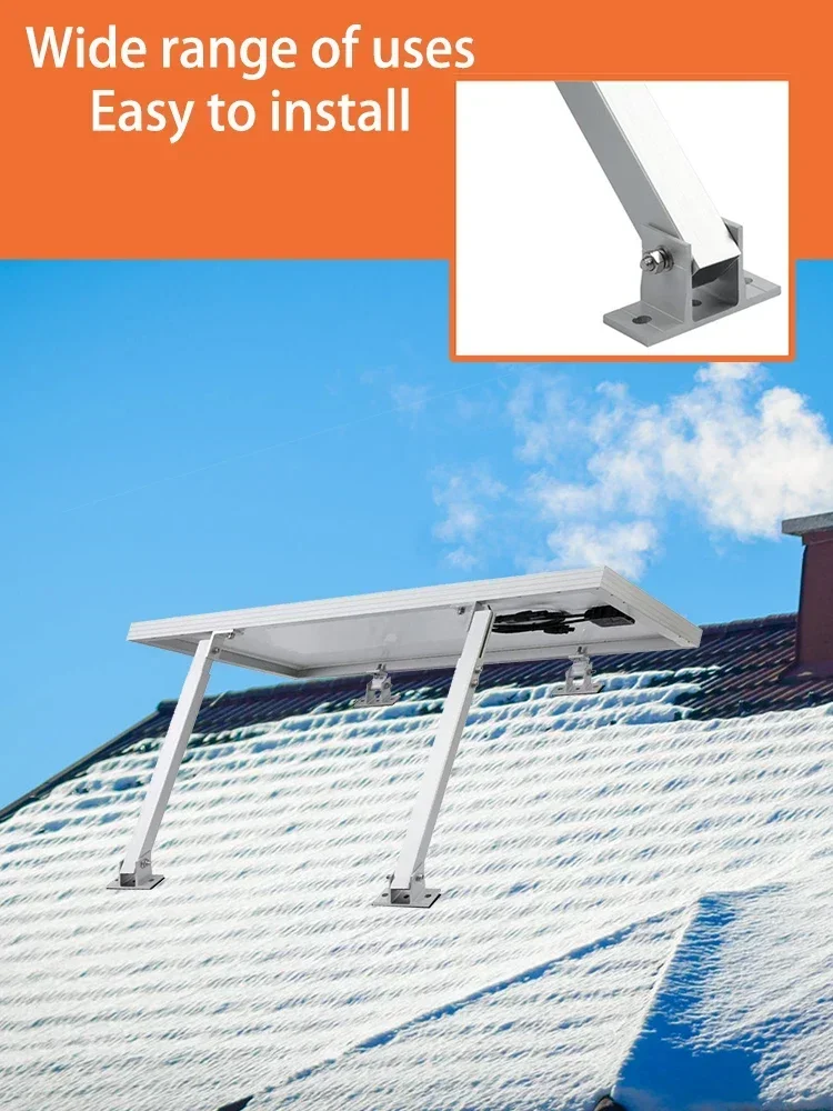 Solar Panel Support Package 13×11×7 Cm Stainless Steel Aluminium Adjustable Bracket Feet Spacers Hex Socket Screws Set