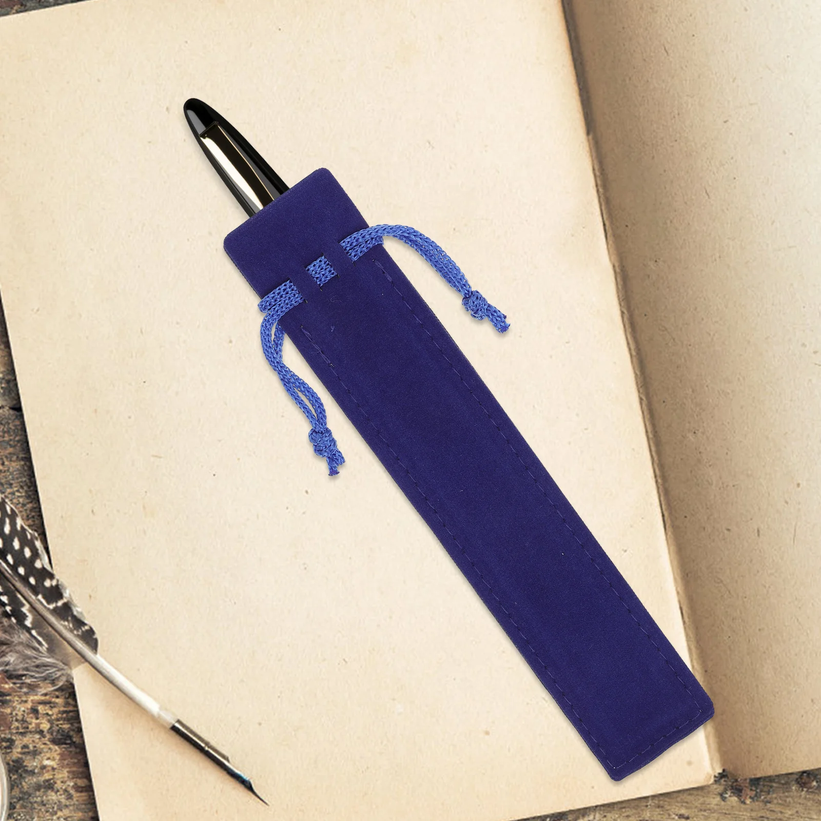 20 قطعة حقيبة هدايا برباط على شكل قلم من الفلانيل للمنزل والمكتب والمدرسة وأعياد الميلاد والذكرى السنوية وعيد الميلاد وعيد الآباء والقرطاسية