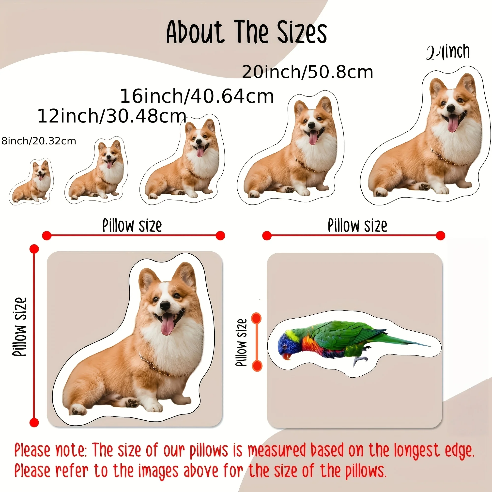 1 Personalized 3D Double-sided Printed Plush Cushion, Customizable with Your or Your Pet's Photo, Knitted Polyester Fabric, Full