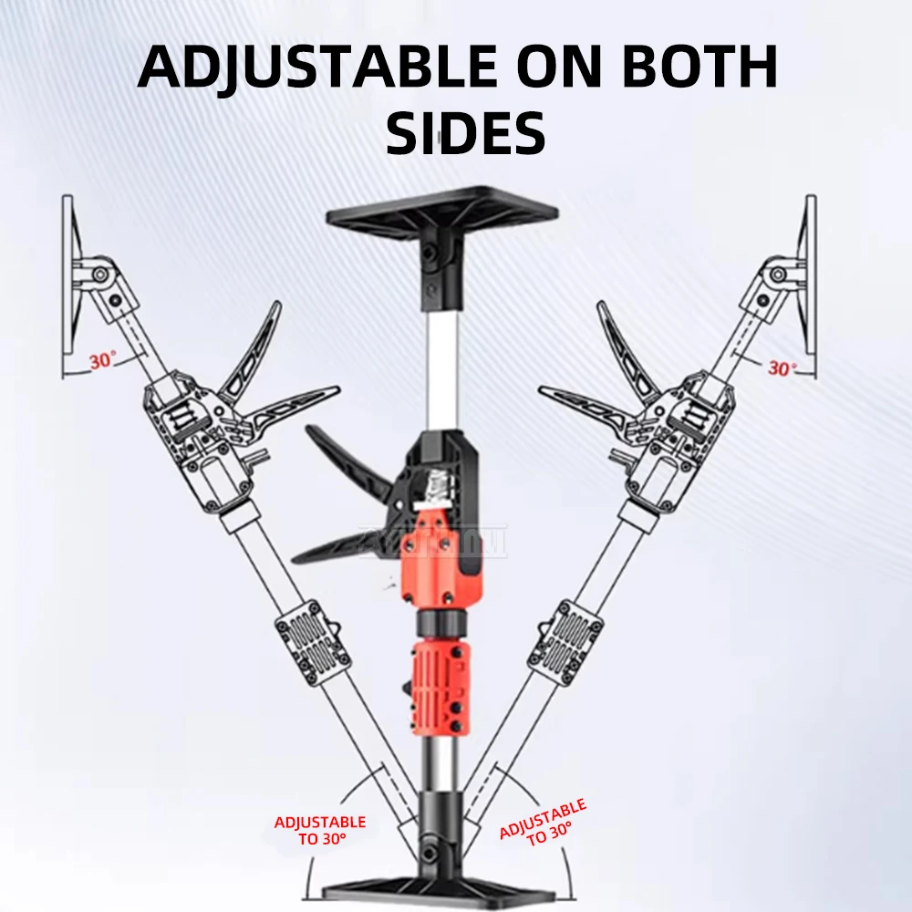 Adjustable Cabinet Mounting Jack, Telescoping Support Bar for Wall Cabinet and Countertop Installation