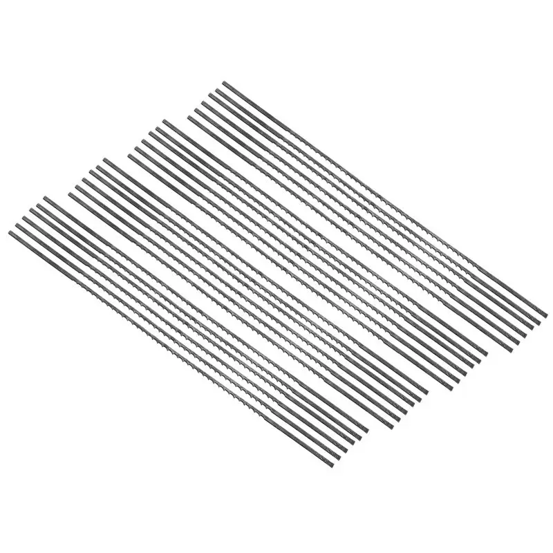 Y42A-Scroll Saw Blades Plain End 5 Inch 24PCS 12 TPI Regular Tooth For Woodworking DIY