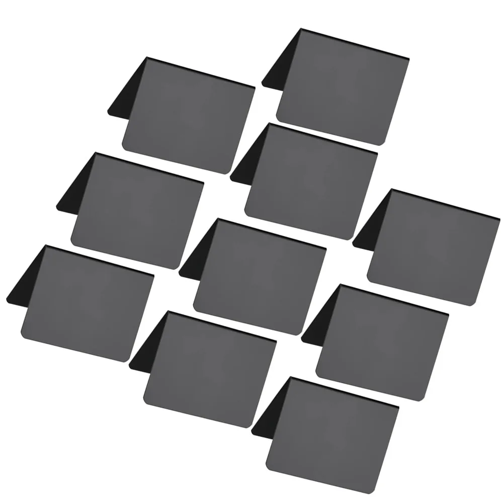 

10pcs PVC Board Price Tag 127x100mm Mini Desktop Sign Board Chalkboard Erasable Note Pad Table Blackboard Sign