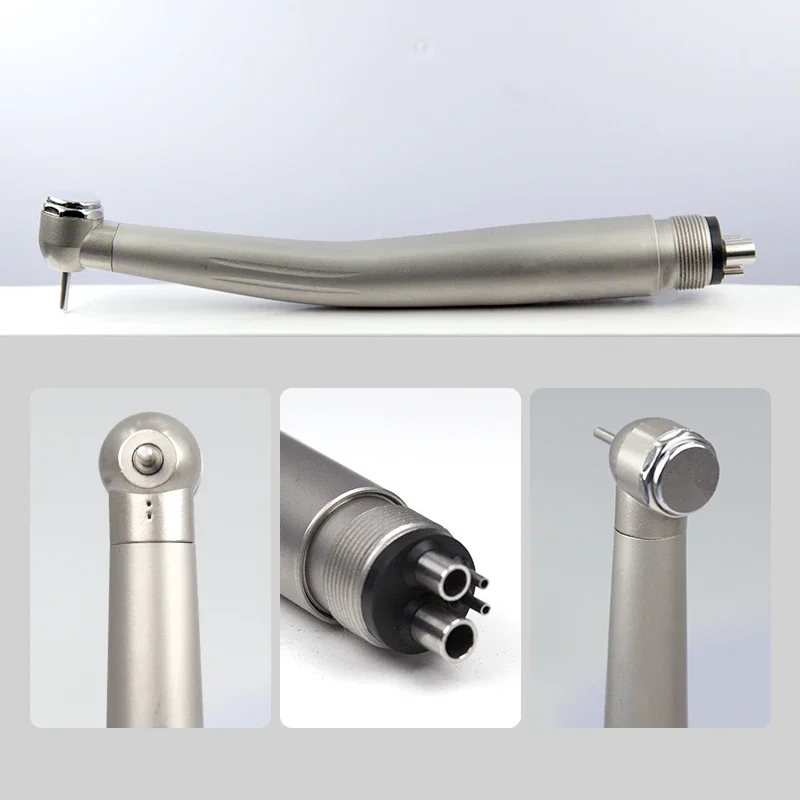 

Dental High-Speed Surgical Handpiece: 2/4-Hole Cannula, Integrated Power Supply, Push Button, Dual Water Spray,Ceramic Bearing