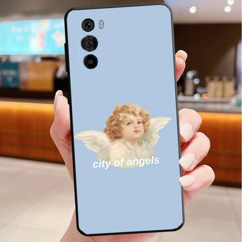 حافظة هاتف لهاتف موتورولا إيدج 50 40 برو 60 50 40 30 Ultra Neo Fusion Moto G85 G72 G53 G54 G84 G13 G32 Angel