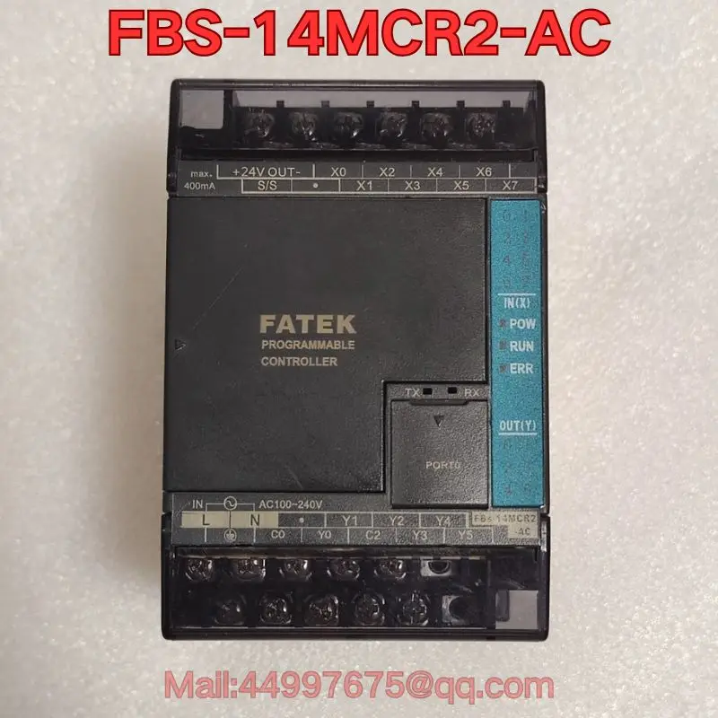 

Second-hand FBS-14MCR2-AC PLC controller functional test is normal