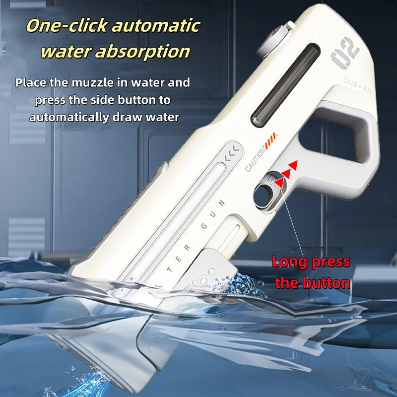 Pulse Electric Large Capacity Water Gun - Essential Gift for Outdoor Play for Children, Summer Toy