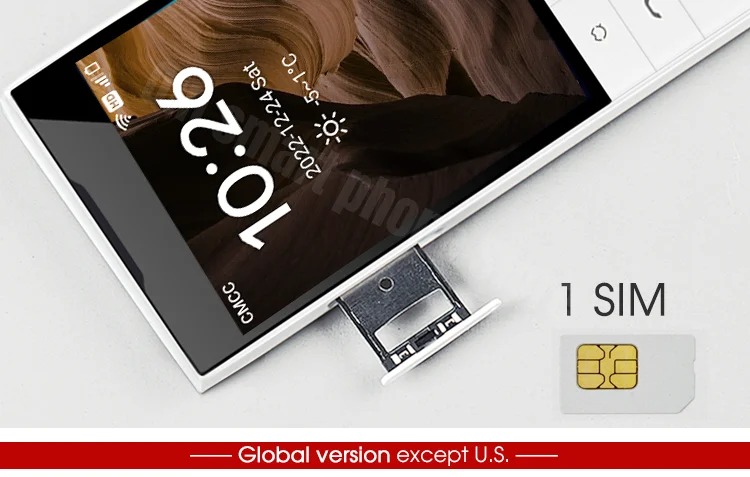 Duoqin F22 Android 11 Google Version MTK6739 1700mAh 2G 16G Mini Smart TouchScreen 4G Mobile Phone No Camera
