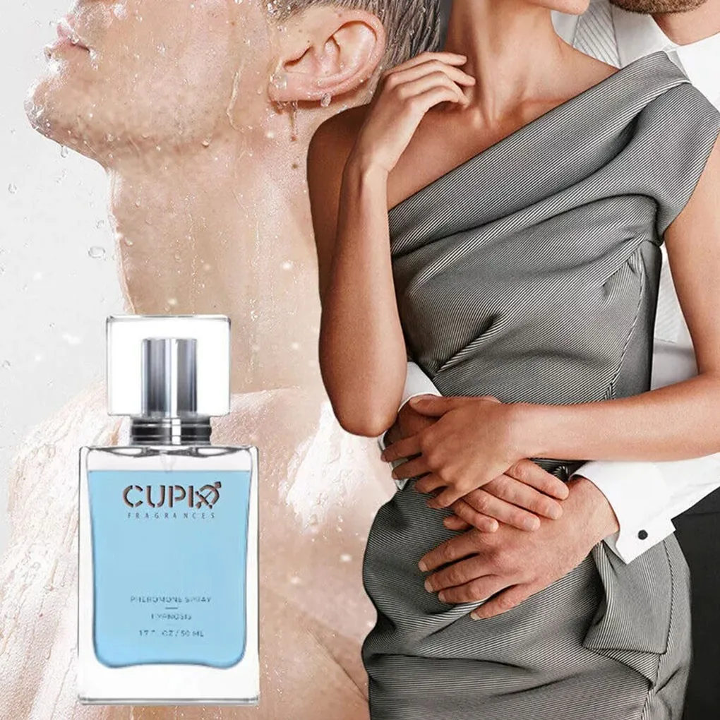 Cupido 2 peças de colônia de feromônio exclusiva para homens, perfume sensual e sofisticado, colônia de hipnose de cupido, geração masculina de luxo