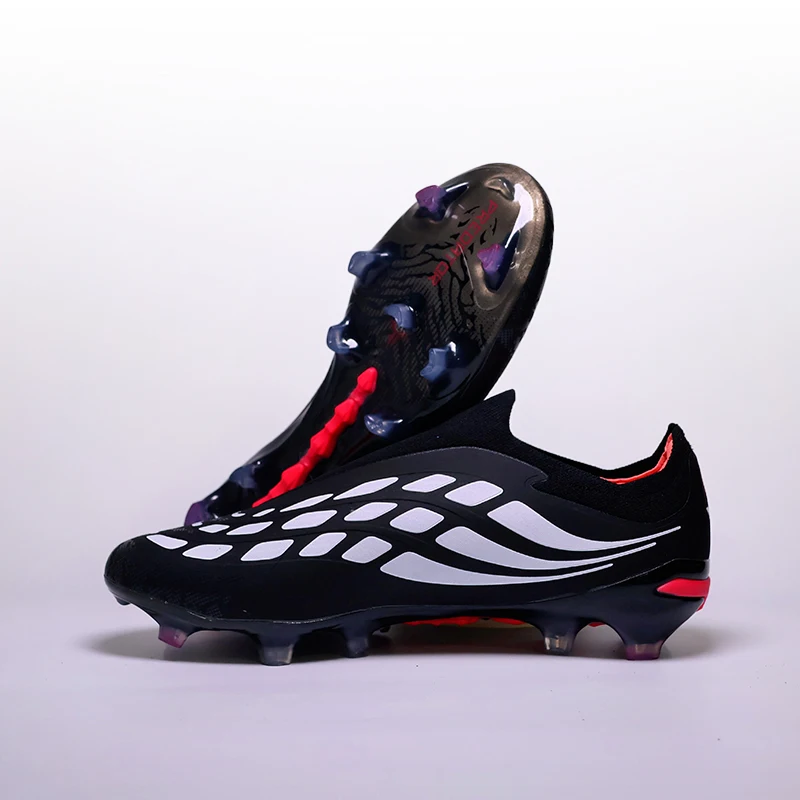 

Mens Football Boots Long Spikes Youth FG Professional Training Studded Fast Soccer Cleats Non Slip Football Shoes for Man 39-45