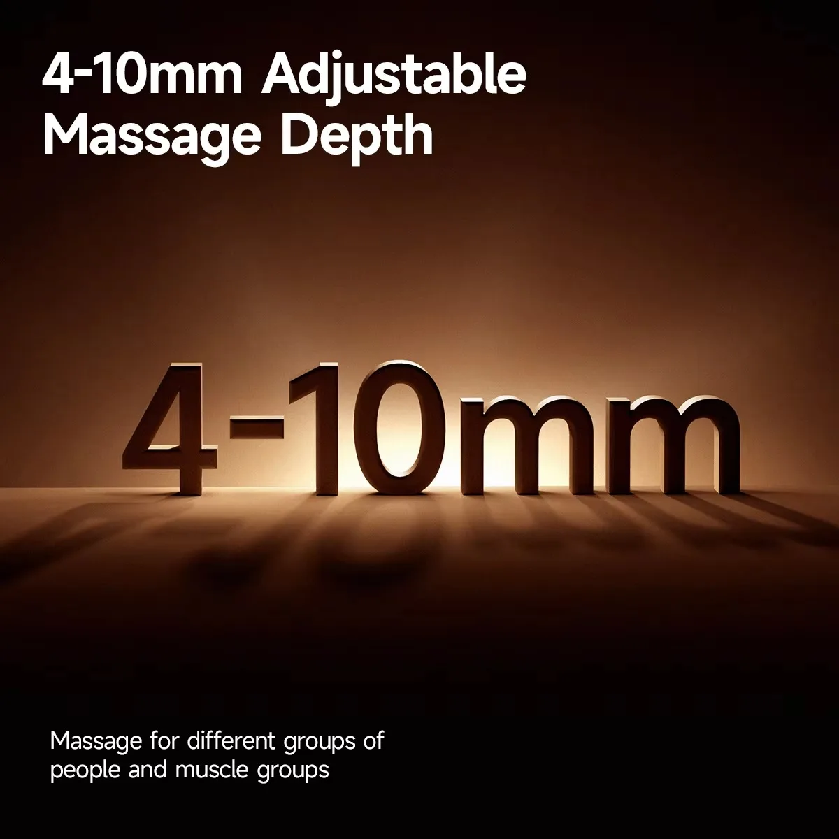 STLFBeoka Custom High Quality Powerful Metal Mini Massage  4-10mm Variable Massage Depth Portable Muscle Massage  Machine