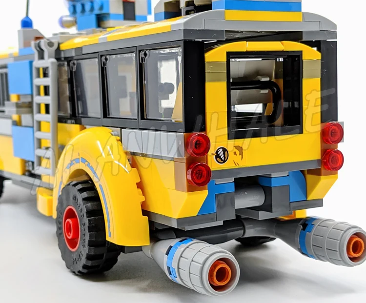 689pcs Hidden Side Paranormal Intercept Bus 3000 School Ghost Command Center 11462 Building Block Toys Compatible With Model