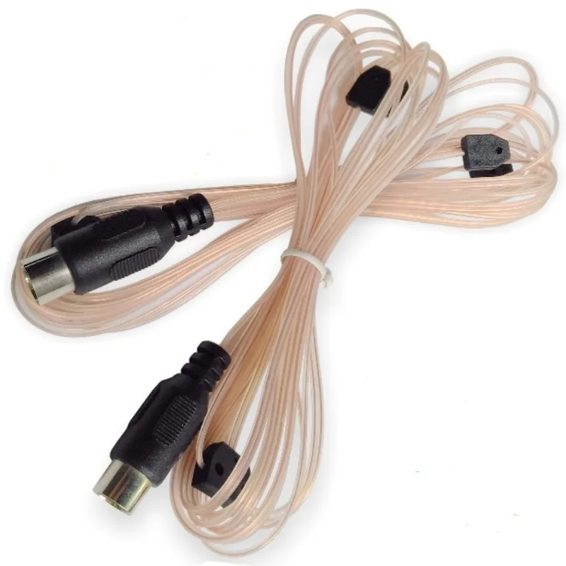 Free Shipping FM Radio Antenna MD Audio Amplifier FM Boost Signal Receiver Antenna Transparent Straight Female Antenna