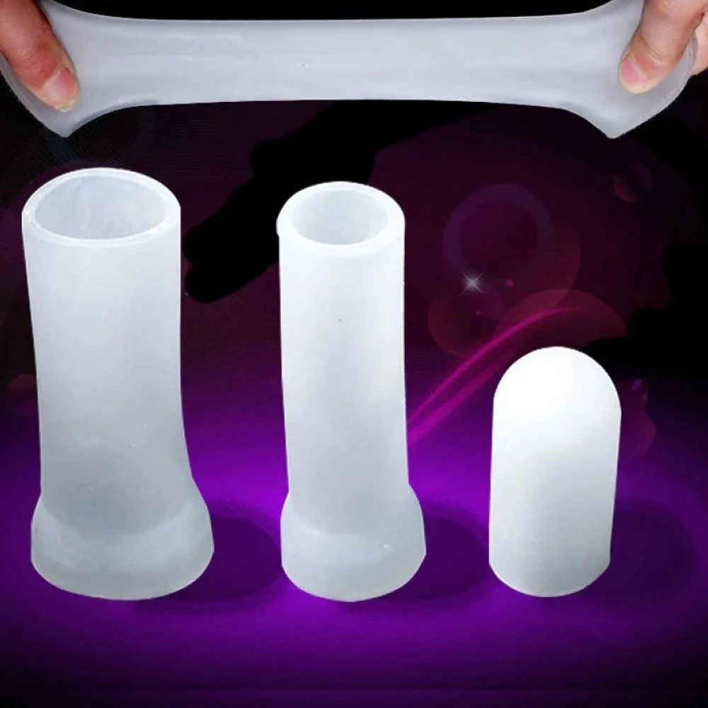 Soft Silicone Sleeves for Penis Enlargement Vacuum Pump Extender for men use