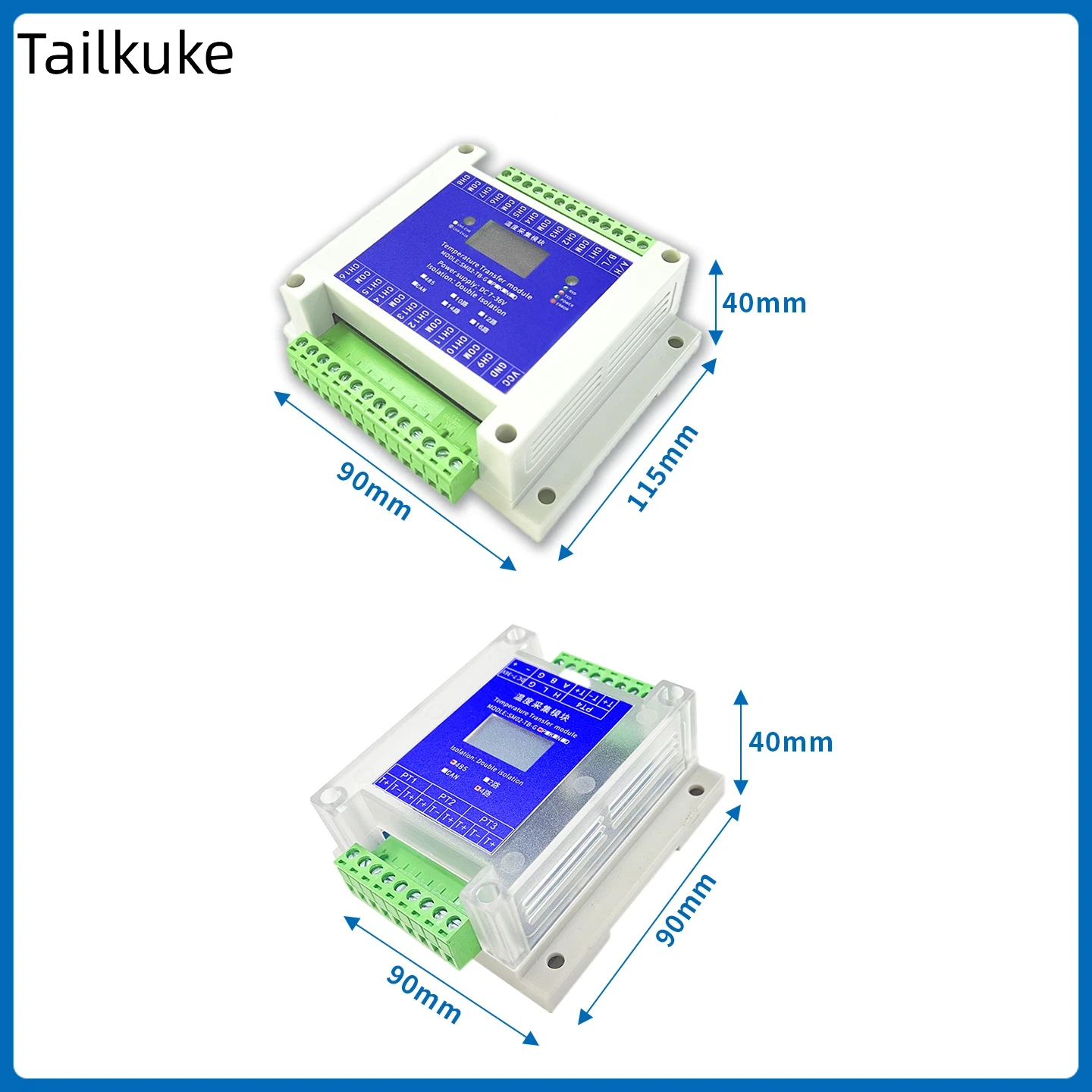 k-タイプ熱電対温度センサー取得モジュールから-rs485-への二重絶縁トランスミッター-干渉防止-modbus