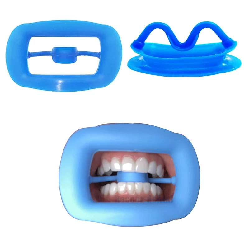 Dental Soft Silicon 3D Lip Cheek Retractor Mouth Opener Cheek Expand Dental Orthodontic Consumables 4 Colors Available