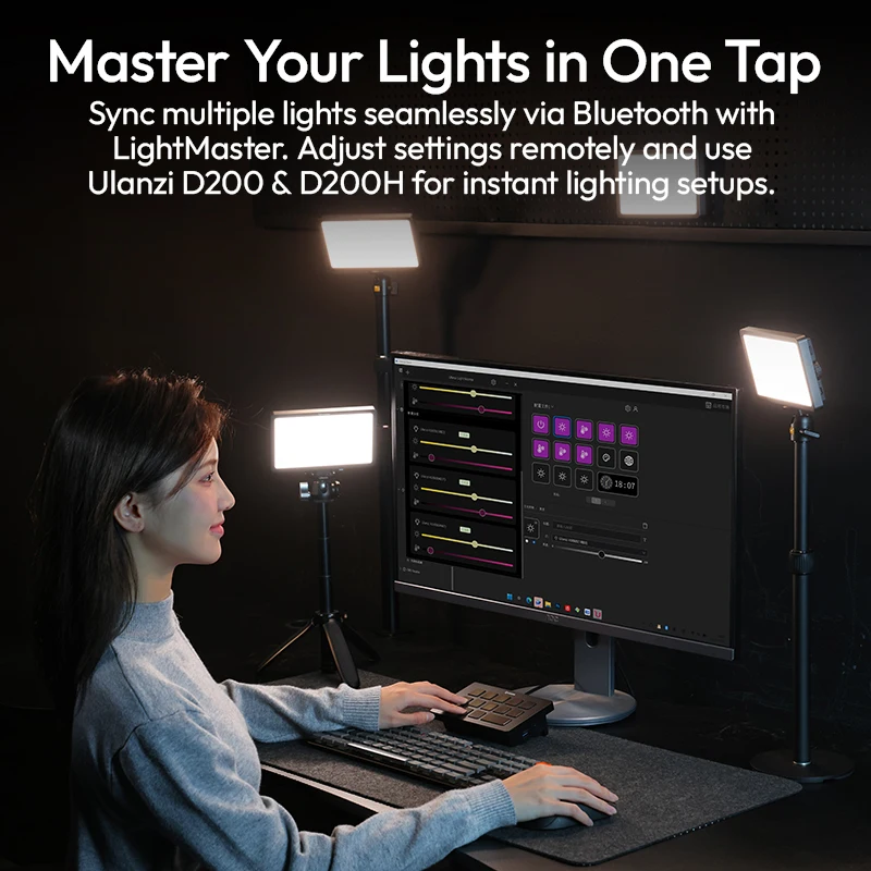 Ulanzi K6500 Bi-Color Video Light 8000mAh